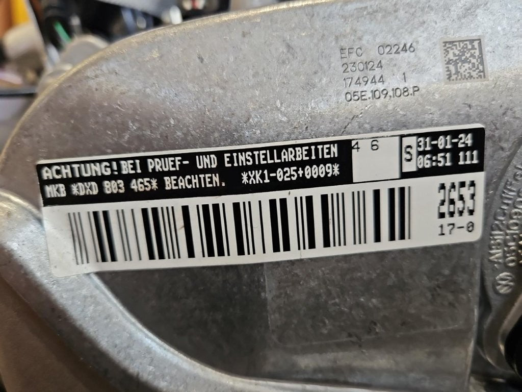 Kompletan motor NOVI Volkswagen T-Roc 1.5 TSI - AUDI Q3 1.5 TSI ENG.DXDB