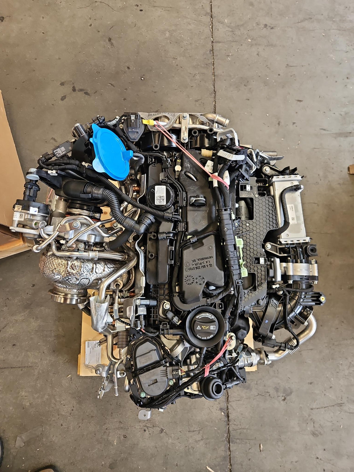Engine NEW MERCEDES-BENZ C - E - CLE - CLS - GLC - GLE 2.0L 16V - OM654.820 - A6540105214
