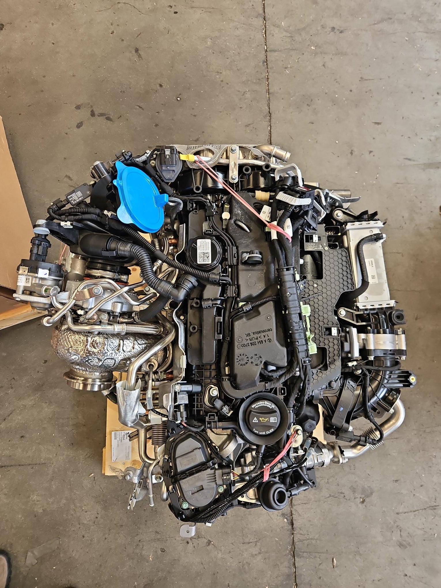 Engine NEW MERCEDES-BENZ C - E - CLE - CLS - GLC - GLE 2.0L 16V - OM654.820 - A6540105214